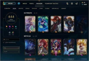 Conta League of Legends  - 444 Skins - Todos os Champs LOL