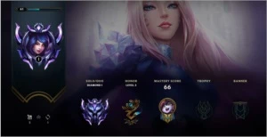Conta Diamante 1 Sem Skin, com campeões suporte level 61 - League of Legends LOL