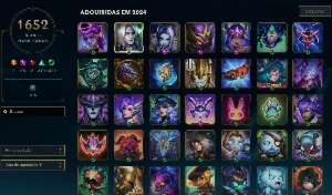 Conta De League Of Legends 1709 Skins + Pax Tf LOL