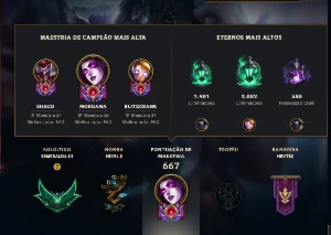 Conta De League Of Legends 1709 Skins + Pax Tf LOL