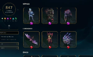 Conta De League Of Legends 1709 Skins + Pax Tf LOL