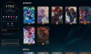 Conta De League Of Legends 1709 Skins + Pax Tf LOL