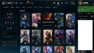 Conta LOL 113 SKINS, NÍVEL 453. - League of Legends