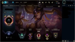 Conta level 500+/256 skins e 2 ultimates (Lux e Udyr) - League of Legends LOL