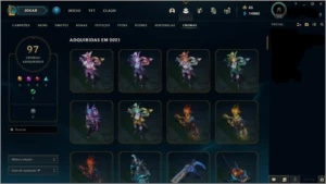 Conta level 500+/256 skins e 2 ultimates (Lux e Udyr) - League of Legends LOL