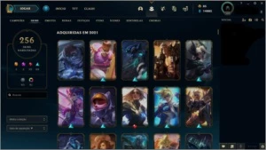 Conta level 500+/256 skins e 2 ultimates (Lux e Udyr) - League of Legends LOL