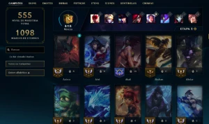 Conta Lol lvl616 458skins - League of Legends