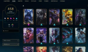 Conta Lol lvl616 458skins - League of Legends