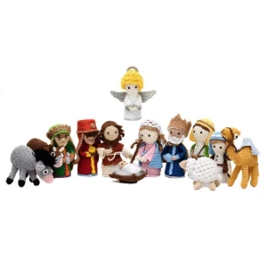 Presépio completo em amigurumi - Artesanato e Personalizados