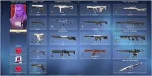 Conta de Valorant (diamante 3 com skins)