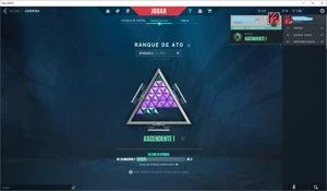 CONTA VALORANT ASCENDENTE NOVA