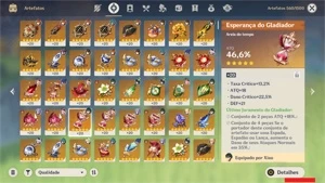 Conta nv 55 INCRÍVEL com 9 personagens 5 estrelas !!!! - Genshin Impact