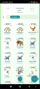 Conta de Pokémon Go