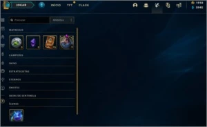Conta lol plat 4 lvl 65, 16 skins. e 1910 rp - League of Legends