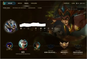 VENDO CONTA BRONZE 1 - League of Legends LOL
