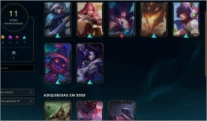 CONTA SMURF PLATINA 1 MMR BOM - League of Legends LOL