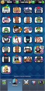 Vendo conta nvl Max Clash Royale