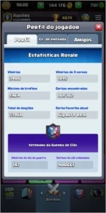 Vendo conta nvl Max Clash Royale