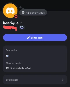 3x conta discord ano de 2022 - Social Media