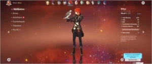 VENDO CONTA RANK7 top: DILUC, QIQI - Genshin Impact