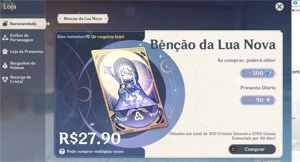 Conta Genshin impact ar 60 conta muito forte