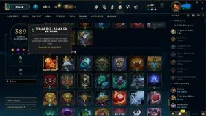 Conta League Of Legends Lvl 470 + 279 Skins Mmr Diamond LOL