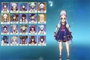 Ayaka- Cortadora da Neblina - Mona - AR 27 - Genshin Impact
