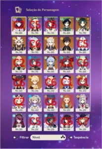 CONTA GENSHIN IMPACT - ALL ARCONTES S2