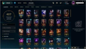 CONTA LEAGUE OF LEGENDS PRATA 3 TODOS OS CAMPEÕES HONRA 4 LOL