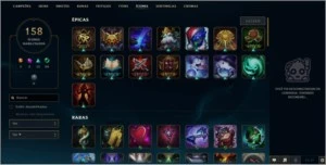 CONTA LEAGUE OF LEGENDS PRATA 3 TODOS OS CAMPEÕES HONRA 4 LOL