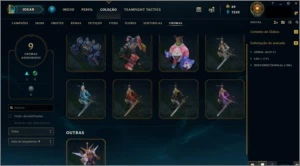 Conta LOL lv 193 / Gold /mmr platina - League of Legends