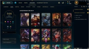 Conta LOL lv 193 / Gold /mmr platina - League of Legends