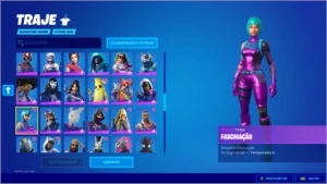 Conta fortnite com glow, wonder e ikonik