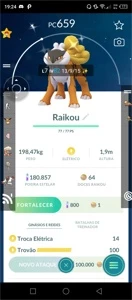 Vendo pokémons lendários shiny