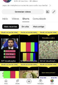 Conta YouTube com 3 mil inscritos - Outros