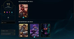 Conta League of Legends LOL