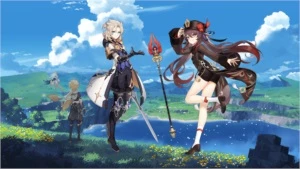 Conta Genshin Impact AR 7 com Hutao + Homa + Albedo