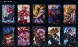 Conta de LoL 159 Skins - League of Legends
