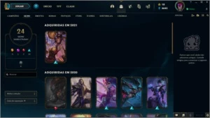 Conta GOLD 3 / LVL 69 / SÓ SKIN BRABA ! - League of Legends LOL