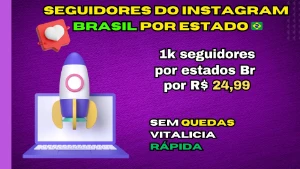 Seguidores do Instagram  Brasil por Estado 🇧🇷 - Redes Sociais