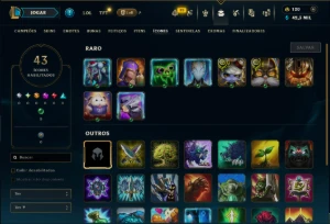 Mestre com 30 Champs e 6 Skins - League of Legends LOL