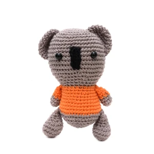 Coala Camisa Laranja Amigurumi - Artesanato e Personalizados