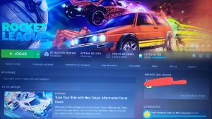 Conta Steam Rocket league e CS Prime