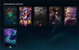 Conta platina full acesso muitas skins lindas - League of Legends LOL