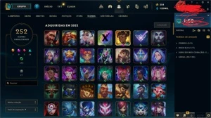 CONTA LOL MESTRE 200 SKINS 300 KK ESSENCIAS