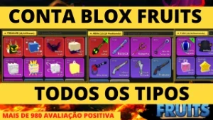 Conta Blox Fruit Com God Human E Soul Guitar - Roblox