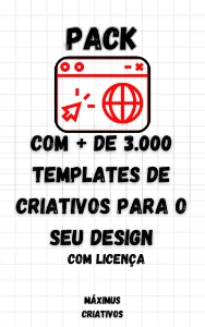 Templates com criativos para designs com + de 3.000 temas