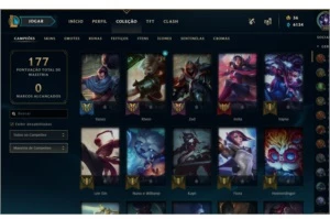 CONTA LEAGUE OF LEGENDS PRATA IV, XP 101 LOL