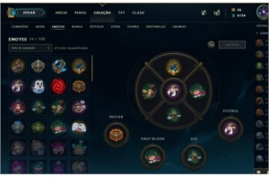 CONTA LEAGUE OF LEGENDS PRATA IV, XP 101 LOL