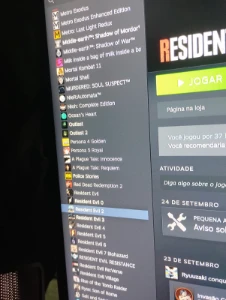 Conta steam lvl54 com 130 jogos no valor 11.800